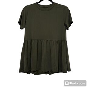 Green long women blouse